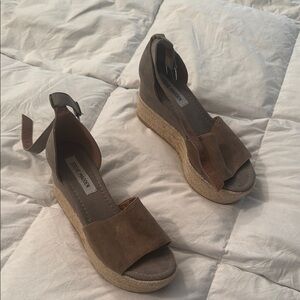 Steve Madden Women's Brown Wedge Sandals